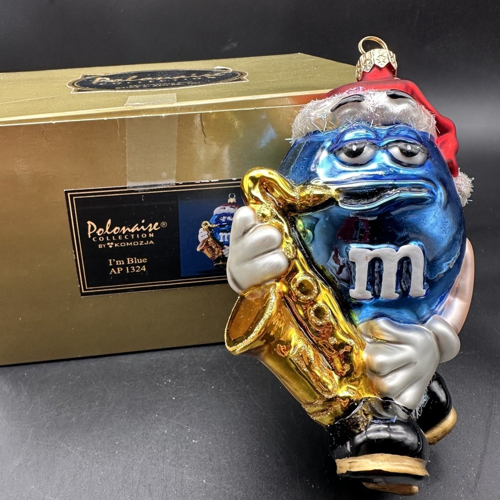 KURT ADLER POLONAISE I'M BLUE M&M AP1324